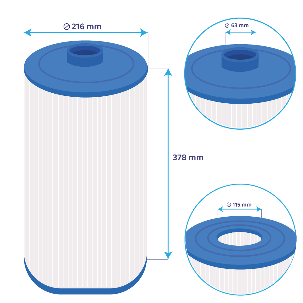 Darlly Spa Waterfilter Sundance Micro Clean Mini / 6473-249S