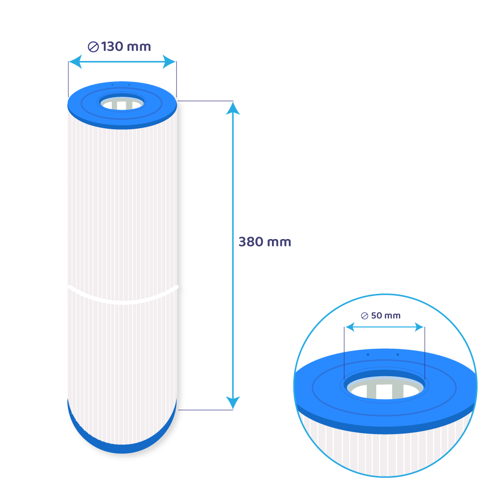 Darlly Spa Waterfilter Sundance 6540-497 / 40454 / PMT50 / SC810