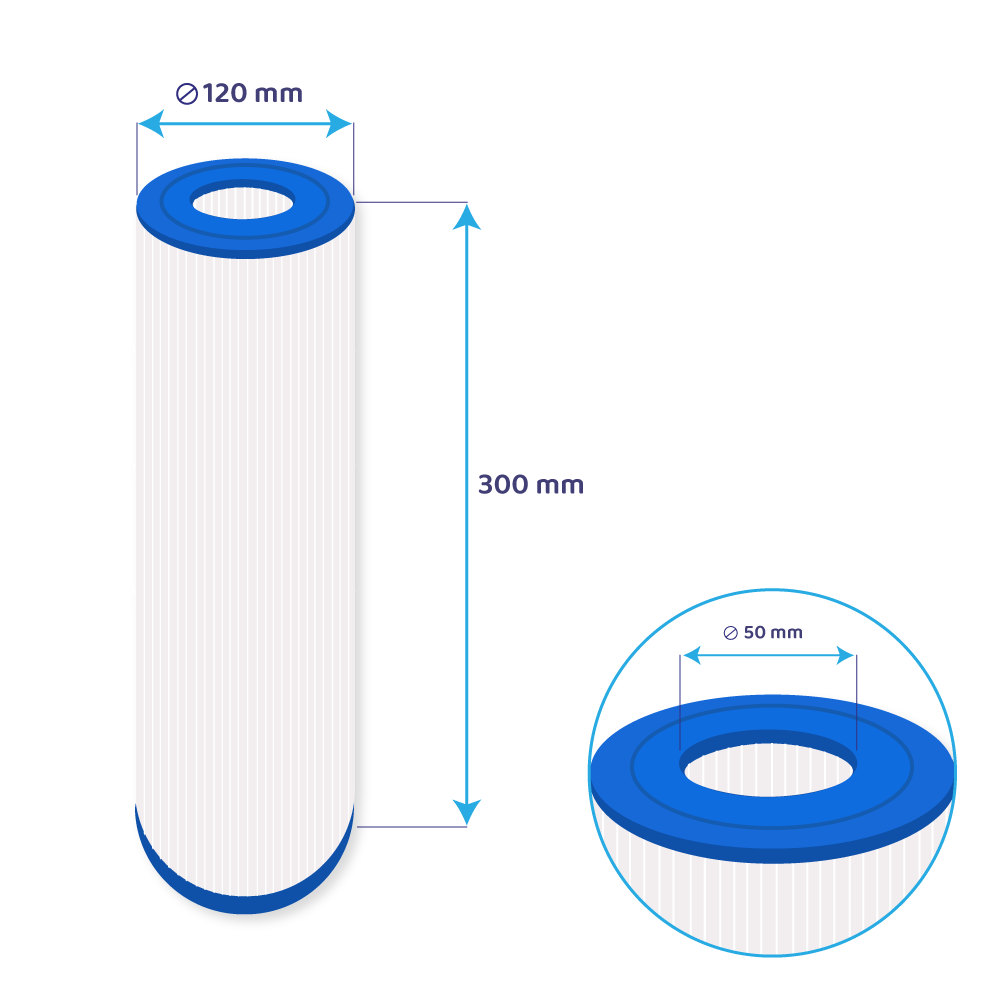 Darlly Spa Waterfilter Hayward CX200XRE / C200SE / SC821 / 40203 / C-4320
