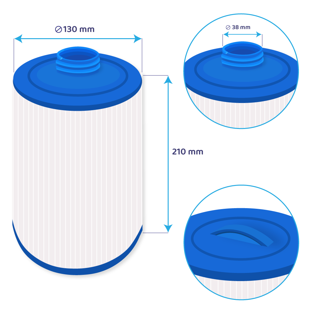 Darlly Spa Waterfilter SC857 / 50183