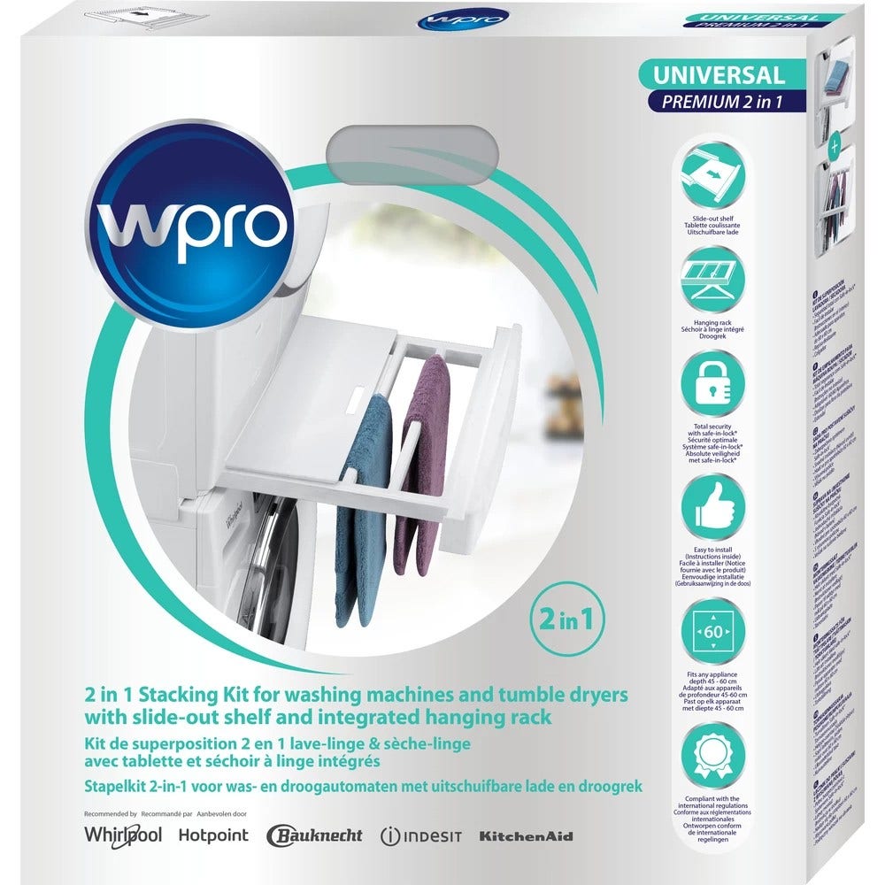 WPRO Stapelkit met uitschuifbare lade SKP101