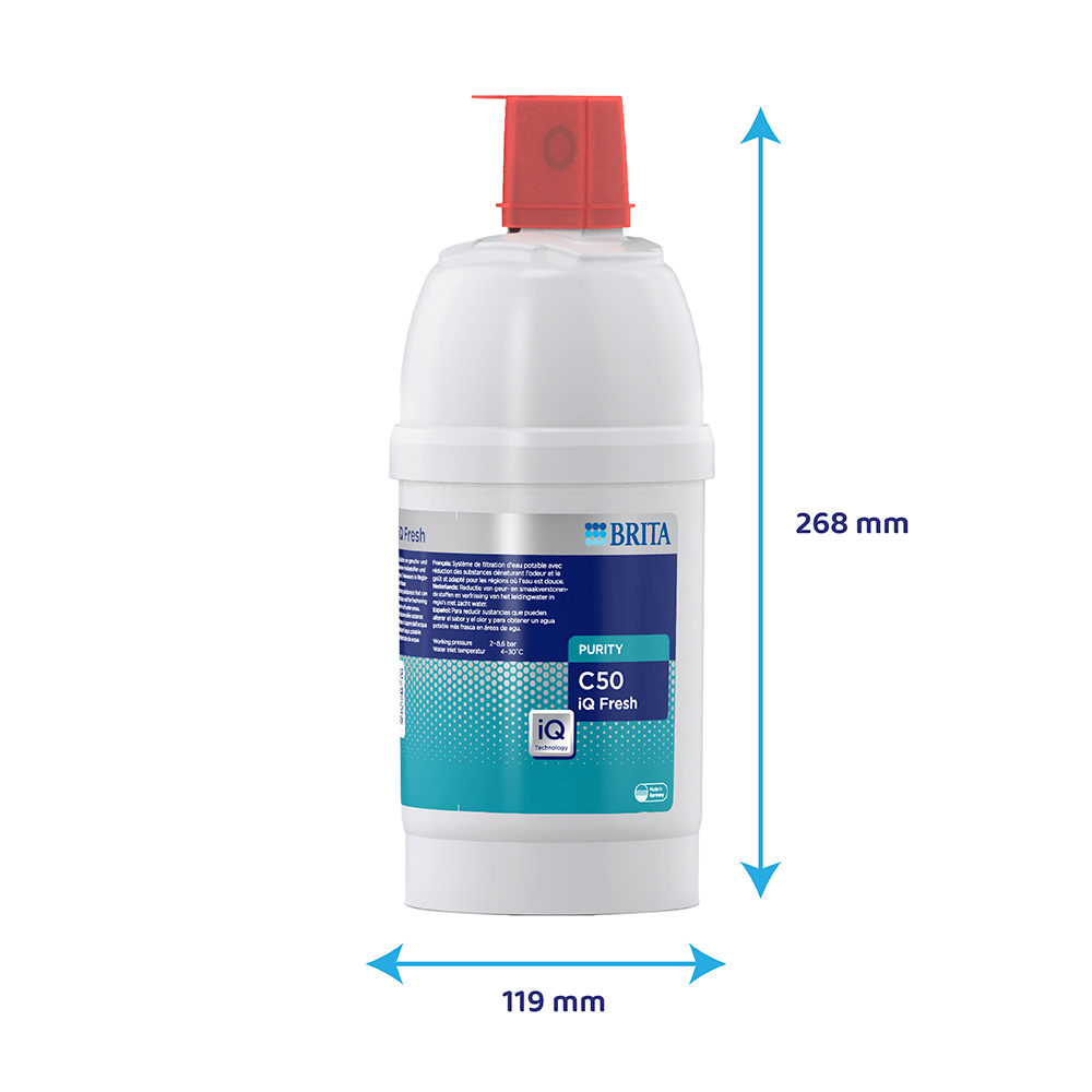 BRITA PURITY C50 iQ Fresh Filterpatroon geschikt voor iQ Filterkop