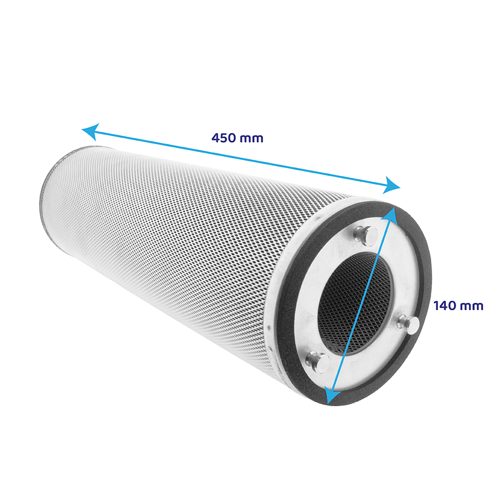 Koolstofpatroon ⌀140x450mm Horeca Geurfilterkast