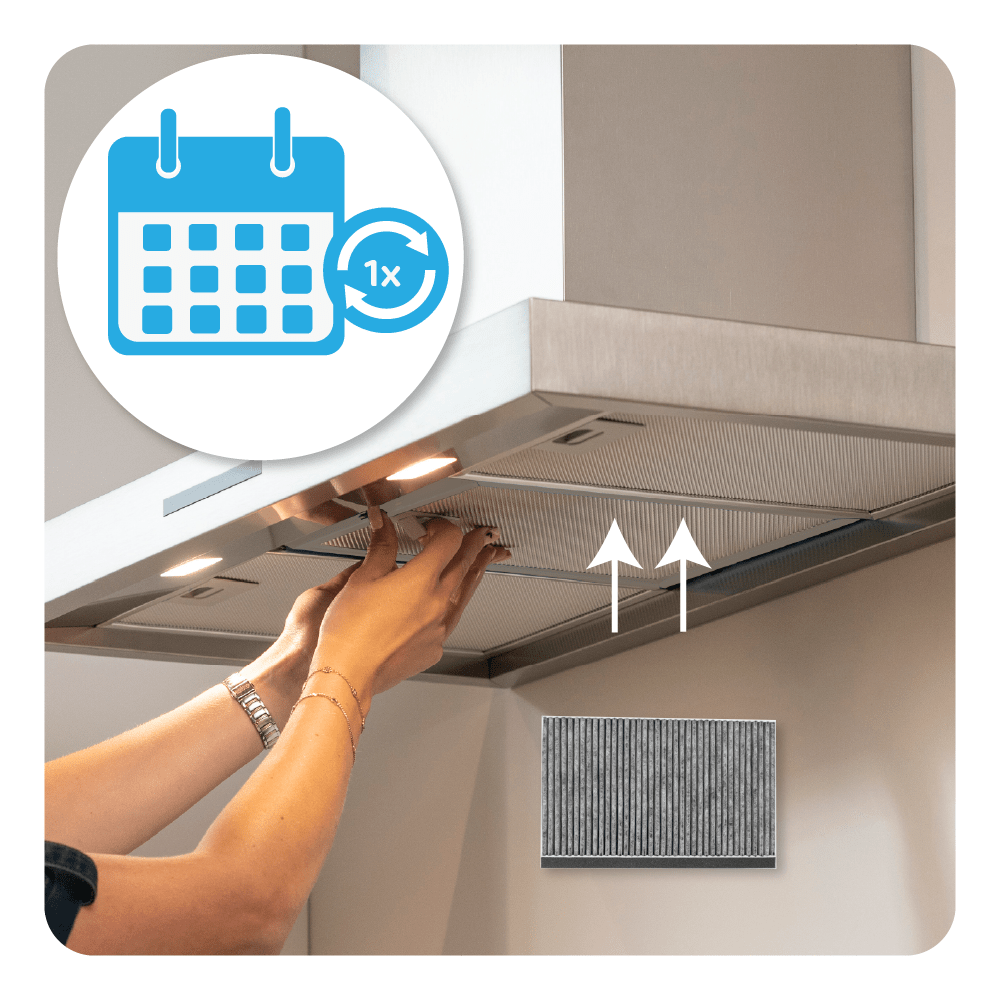 Siemens CleanAir Koolstoffilter 11049702 / 11026771 / LZ53451 voor schachtbreedte van 345 mm