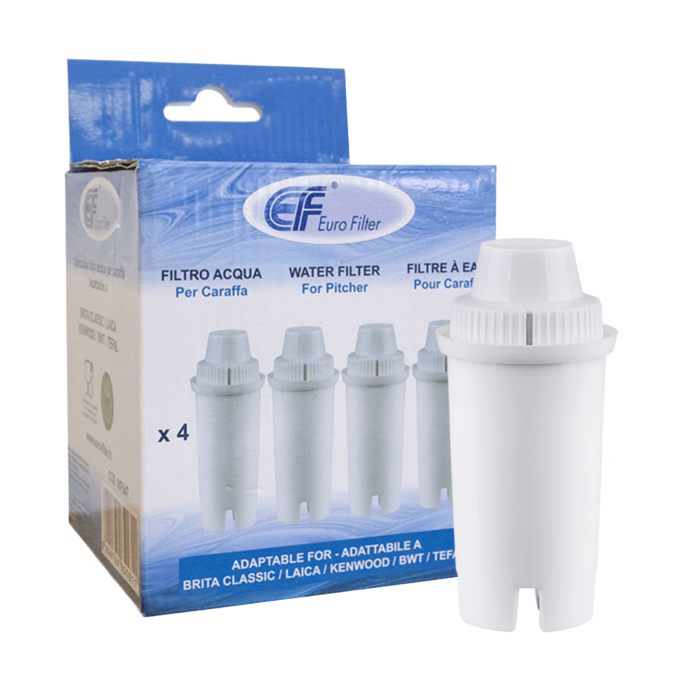 Eurofilter Waterfilter geschikt voor BRITA CLASSIC (4-pack)