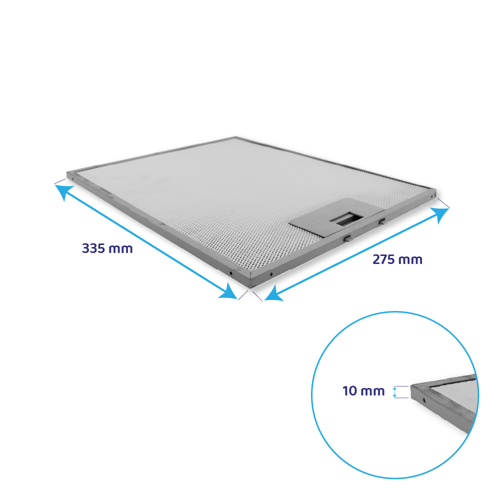 Silverline Metaalfilter 335x275x10mm YT142.2120.06