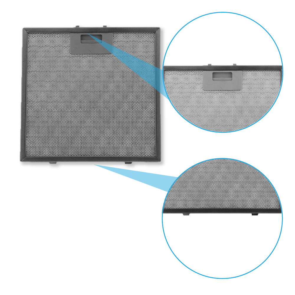 Silverline Metaalfilter 262x255x10mm YT142.2240.01