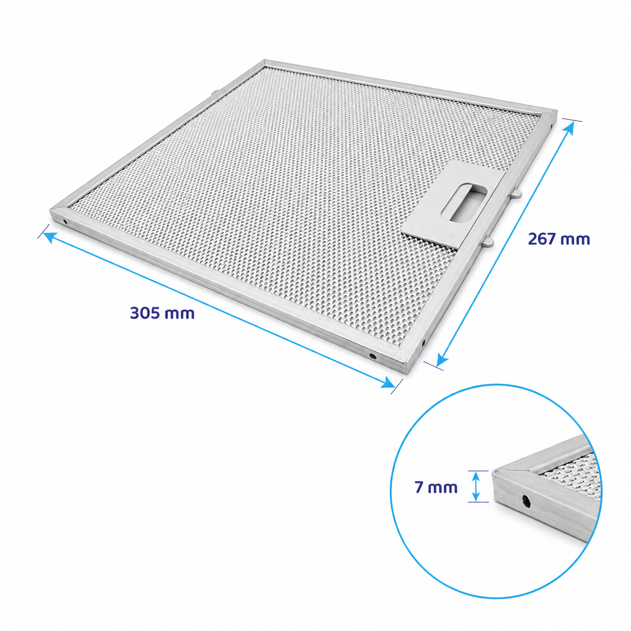 Metaalfilter 305x267mm geschikt voor Corbero 4055250429