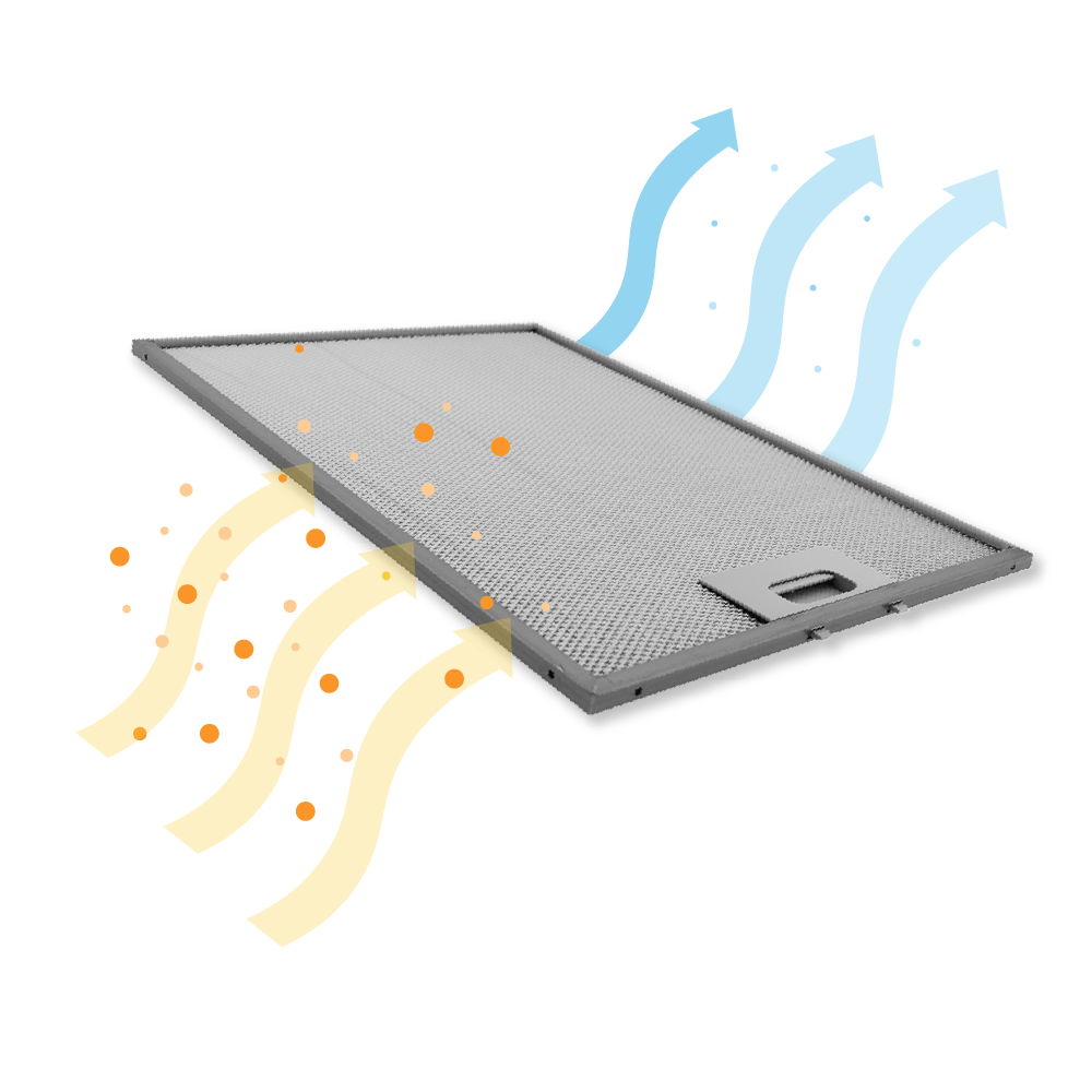 Whirlpool Metaalfilter 380x282mm 480122102174