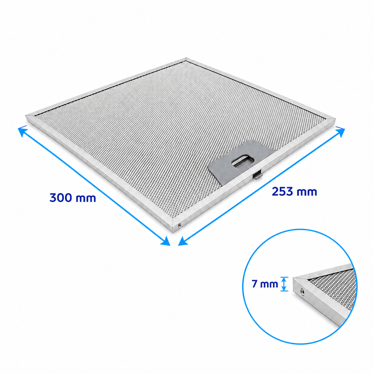Zanussi Metaalfilter 300x254x8mm 50248271004
