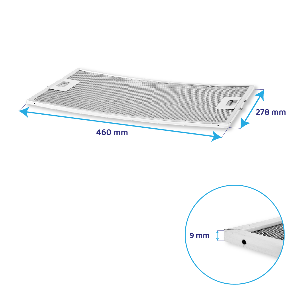 Siemens Metaalfilter 460x277mm 213771 / 00213771