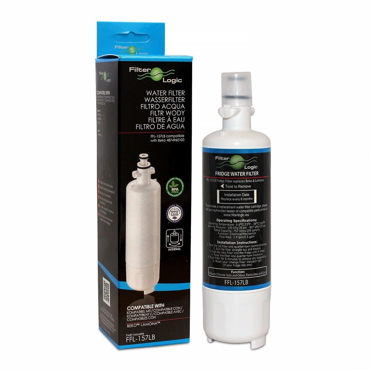Beko Waterfilter 4874960100 van Filter Logic