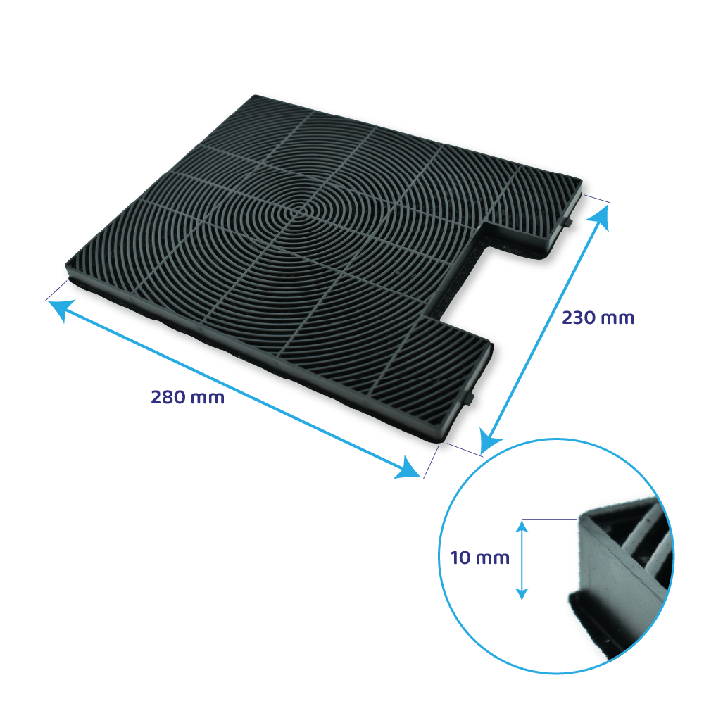 Inventum Koolstoffilter AKC9000RVS (2st.)
