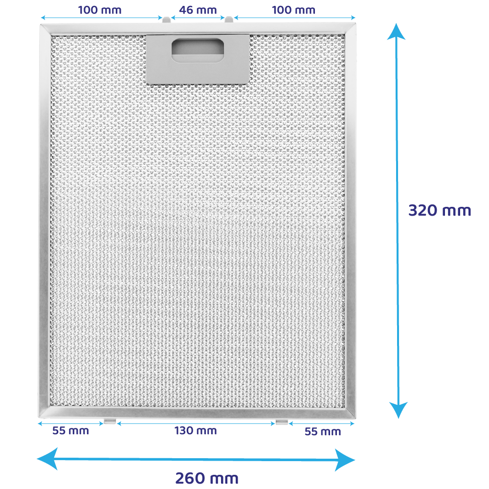 Exquisit Metaalfilter 320x260mm EX12273000000174